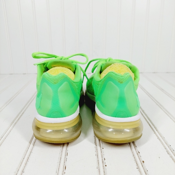 Nike Air Max 2015 Gs Voltage Green Lace Up Running Shoes H548 - Picture 4 of 10